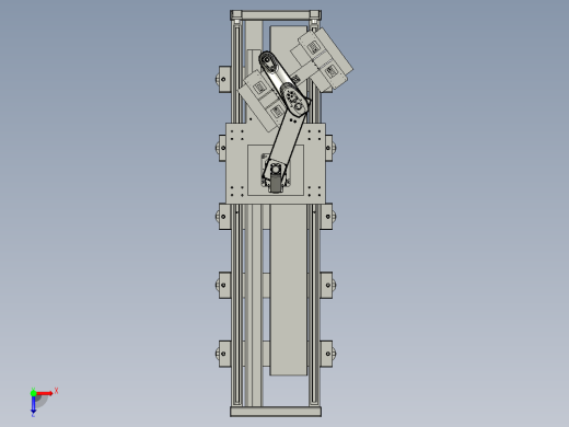 线轨机构和SCARA机器人俯视缩略图