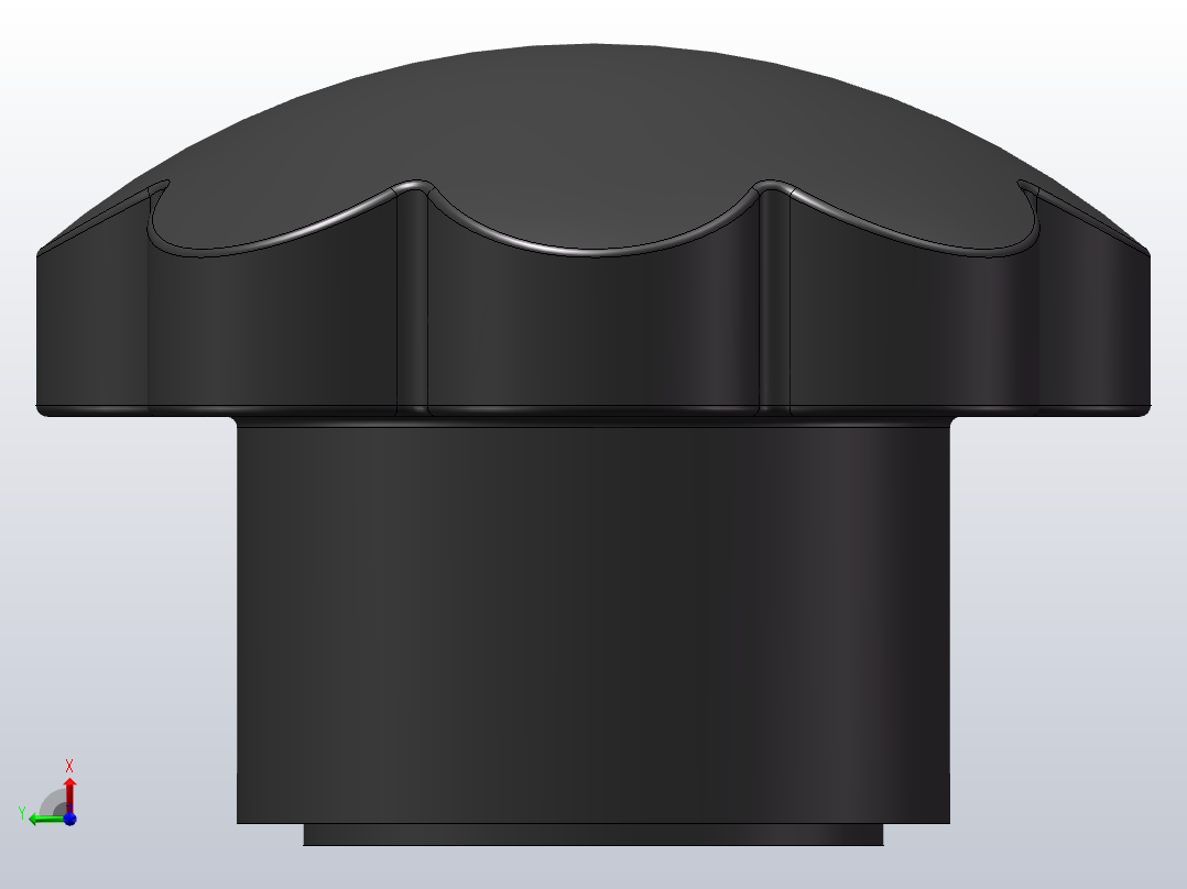 HY8314-4-B星型把手[HY8314.4＼BM12x50]主视图