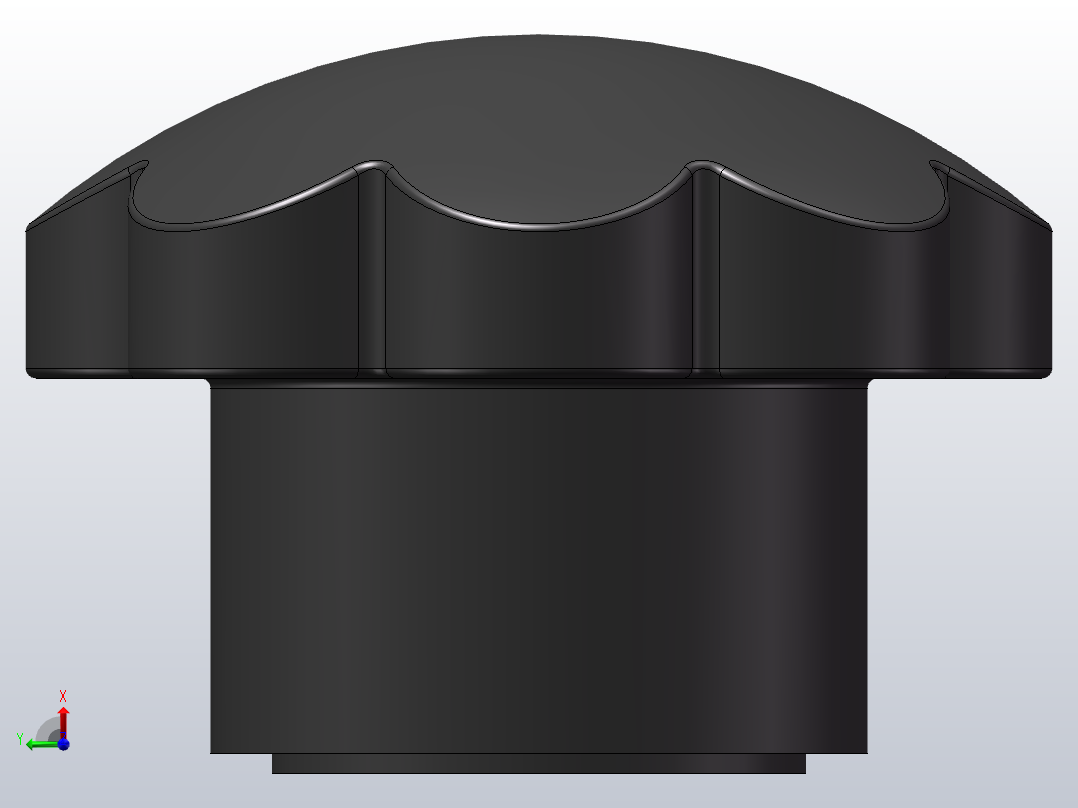 HY8314-4-B星型把手[HY8314.4＼BM12x50]前视图