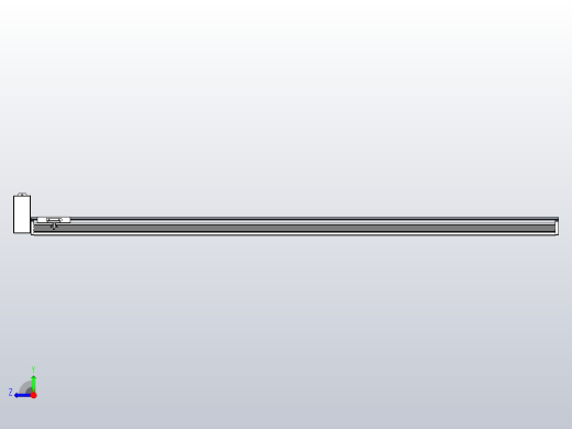 皮带直线轴半封闭可选导轨TPA-HNB-120D-110-L1850-RU-Y-P40-N3右视缩略图