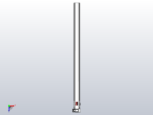 皮带直线轴半封闭可选导轨TPA-HNB-120D-110-L1850-RU-Y-P40-N3俯视缩略图