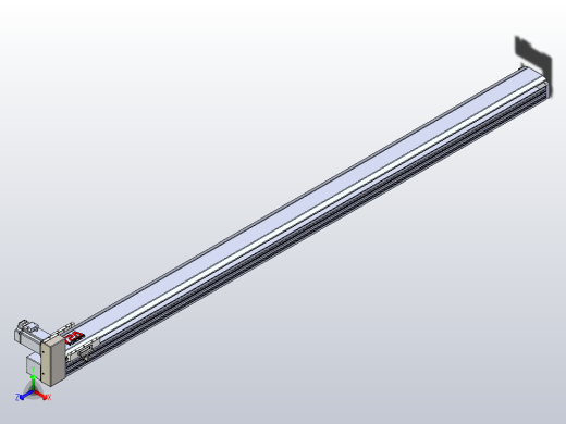 皮带直线轴半封闭可选导轨TPA-HNB-120D-110-L1850-RU-Y-P40-N3正等轴测缩略图