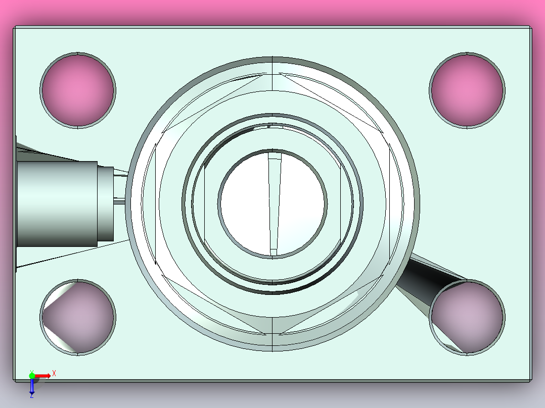 HDBA方型直线夹紧器HDBA0400-BS俯视图