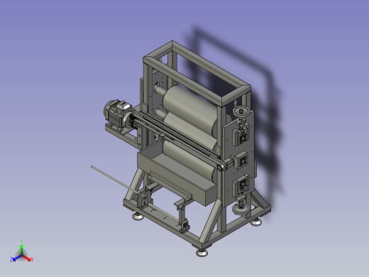 带硅胶滚轮贴膜装置
