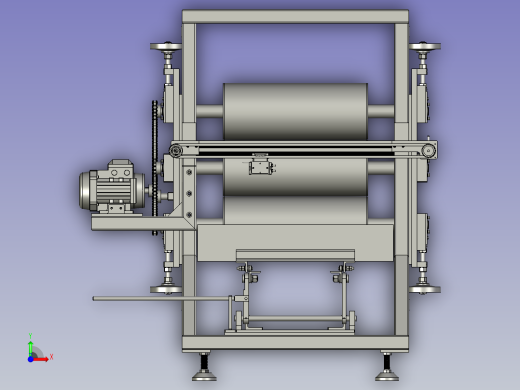 带硅胶滚轮贴膜装置前视缩略图