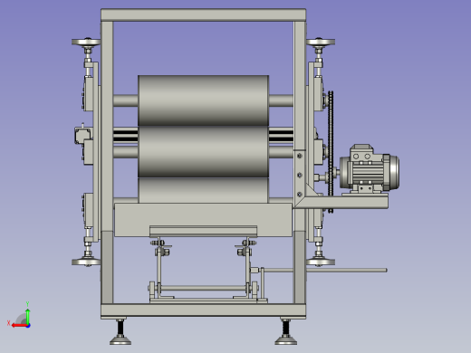 带硅胶滚轮贴膜装置后视缩略图