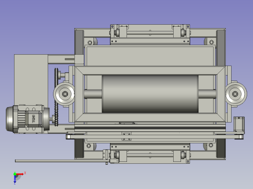 带硅胶滚轮贴膜装置俯视缩略图