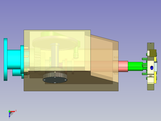 加工中心弧面凸轮式自动换刀装置(ATC)--282675-25俯视缩略图