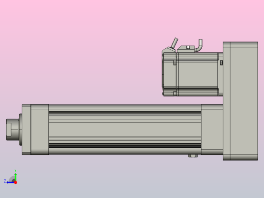 伺服电缸MRB80系列P10平行安装1：1（内螺纹）MRB80-L5-S150-MRQD-MRN-P10-750W右视缩略图