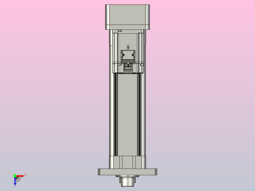 伺服电缸MRB80系列P10平行安装1：1（内螺纹）MRB80-L5-S150-MRQD-MRN-P10-750W俯视缩略图