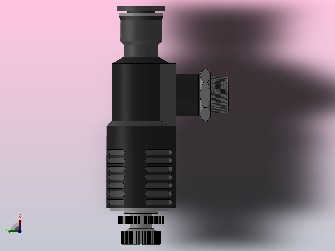 ISE-G 带节流消声器的快速排气阀-G螺纹_ISE10-G02俯视图