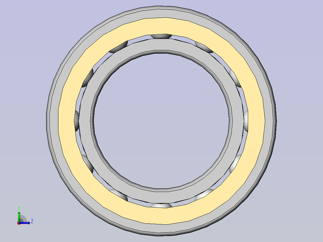 1GB／T276-94深沟球轴承6008-2Z左视图