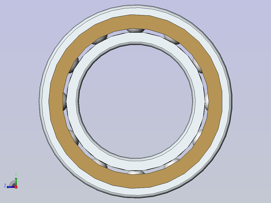 1GB／T276-94深沟球轴承6008-2Z右视图
