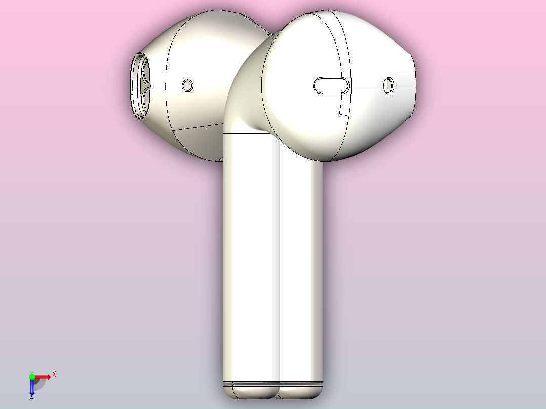 Airpods Pro耳机俯视图