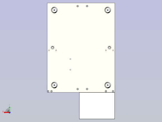 屏幕自动除胶治具3D图纸后视缩略图