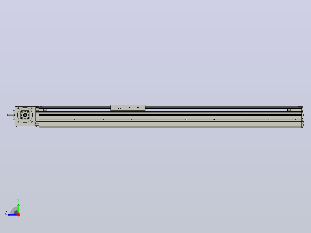 MT120BT半封闭皮带滑台[MT120BT.L100.700.R.P40.C3]右视图