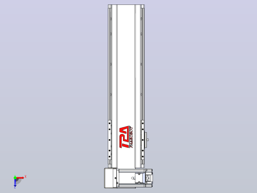 皮带直线轴半封闭可选导轨TPA-HNB-120D-110-L300-LU-C-P40-N3俯视缩略图