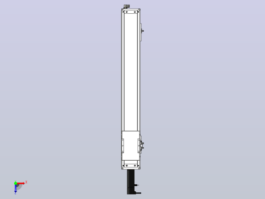SCS12-650-BC-100W+煞車滚珠花健、支撑座、滚珠丝杠、交叉导轨、直线模组俯视缩略图