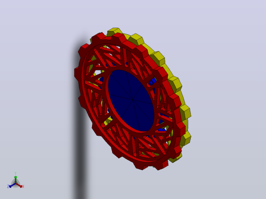 虹膜开合机构3D数模图纸正等轴测缩略图