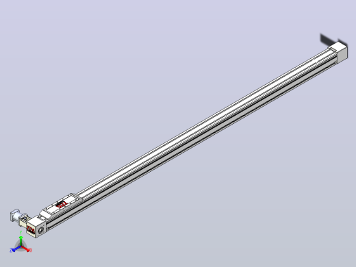 伺服电机集成皮带传动直线执行器TPA-OCB-80-140-L2150-DL-J60-N3正等轴测缩略图