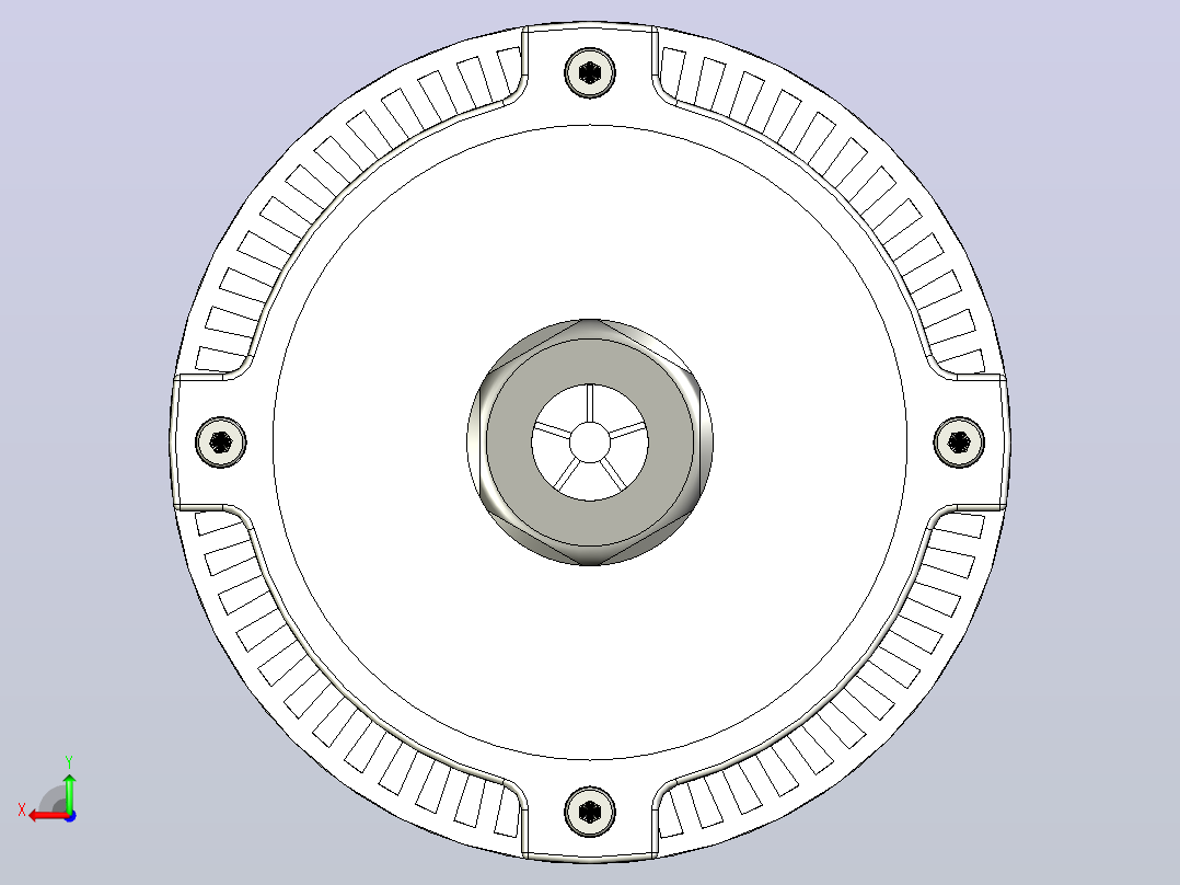 VEVOR JST-JGF-F65C - 1.5 kW 空调.电机后视图