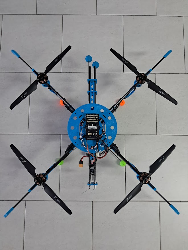 X650八轴飞行器结构3D图纸 STP格式