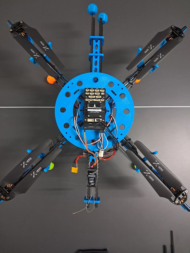 X650八轴飞行器结构3D图纸 STP格式