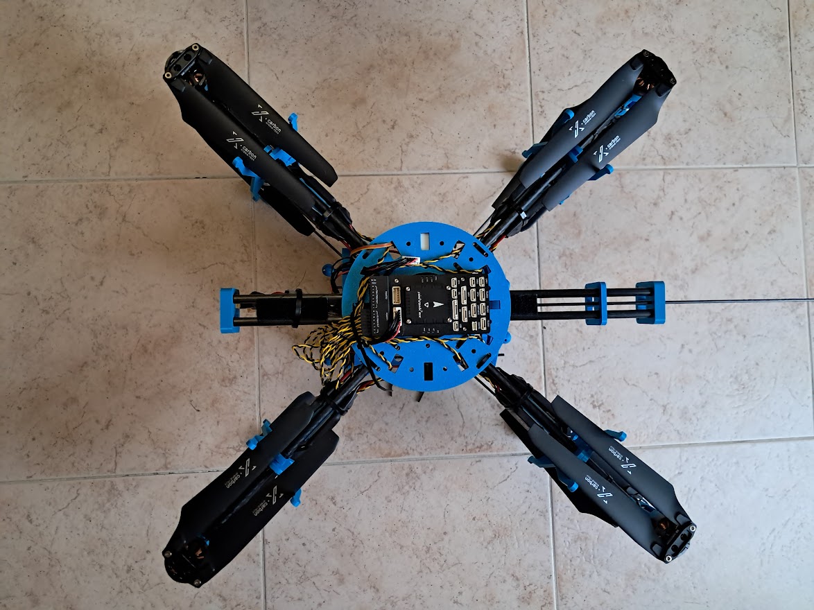 X650八轴飞行器结构3D图纸 STP格式