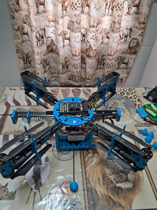 X650八轴飞行器结构3D图纸 STP格式缩略图