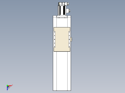 滚珠丝杠直线轴带导轨全封闭TPA-HCR-220D-3210C-L450-M-C-P1K-N3俯视缩略图