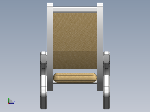 solidworks 摇椅创意设计左视缩略图