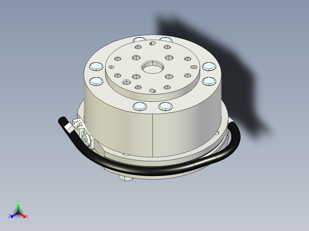 爱普生EPSON机器人力传感器-S250L_rev1正等轴测图