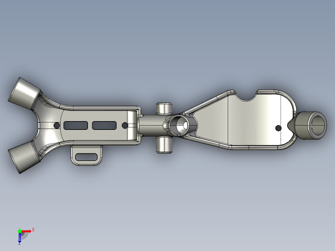 solidworks casis3定制哈雷俯视图