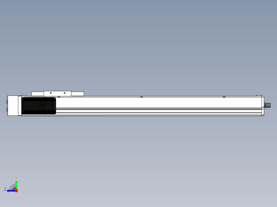 Toyo东佑达直线模组-ECH14-600-BL-400W右视图