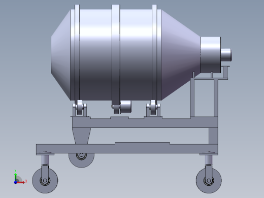 基于SolidWorks的小型粮食干燥机前视缩略图