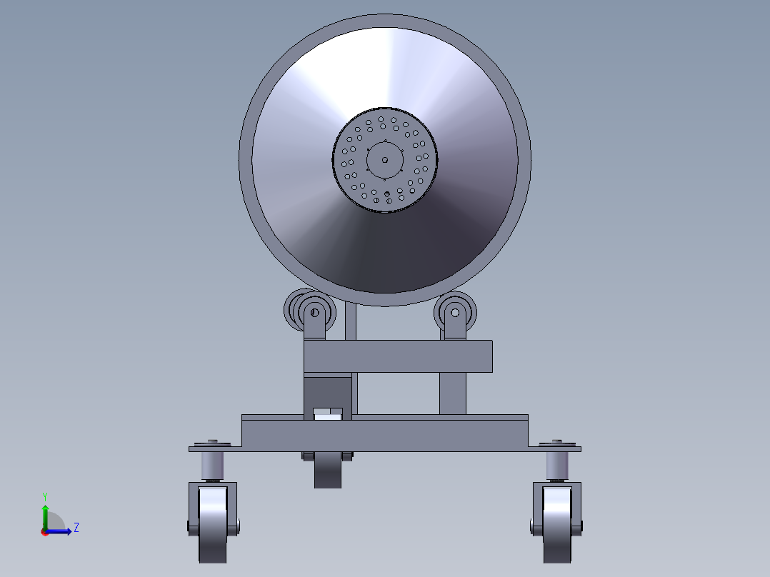 基于SolidWorks的小型粮食干燥机920782===300左视图