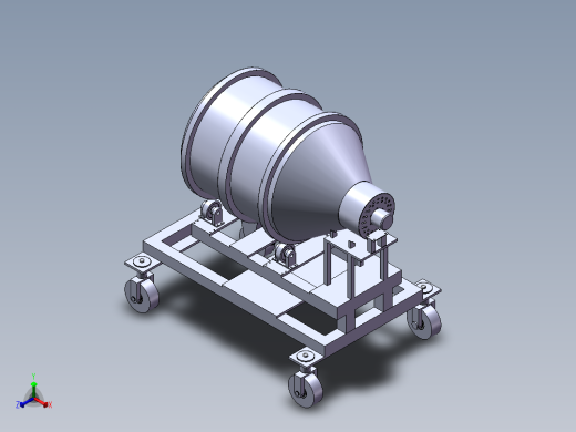 基于SolidWorks的小型粮食干燥机正等轴测缩略图