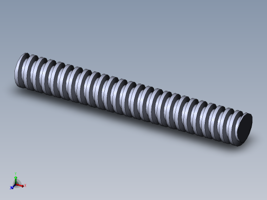 公制 （ISO） 梯形螺钉-TR28x8x200.SLDPRT