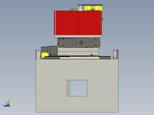 DK系列线切割机设计右视缩略图