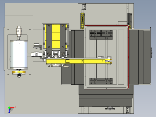 DK系列线切割机设计俯视缩略图