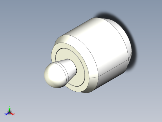 側向式定位柱(塑膠梢、有膠封)2215-3D多系列多零件图纸模型