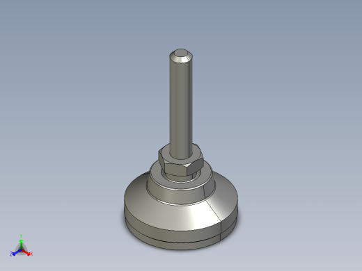 水平調整腳座(SUS製)LSA40-SUS-3D多系列多零件图纸模型
