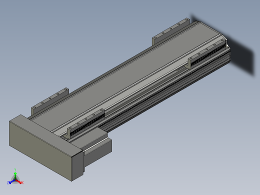 直线模组LHA170-S500-L设计图纸