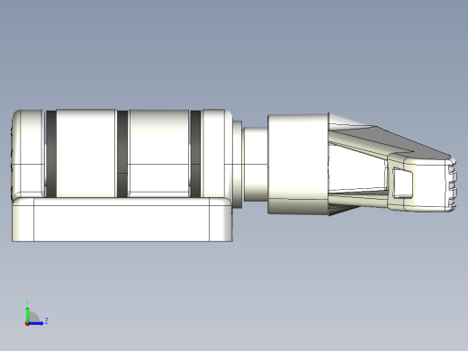 型材-KJN 40X40 DIE-CAST COMBI HINGE WITH LOCKING LEVER 095ZF4040F00S左视缩略图