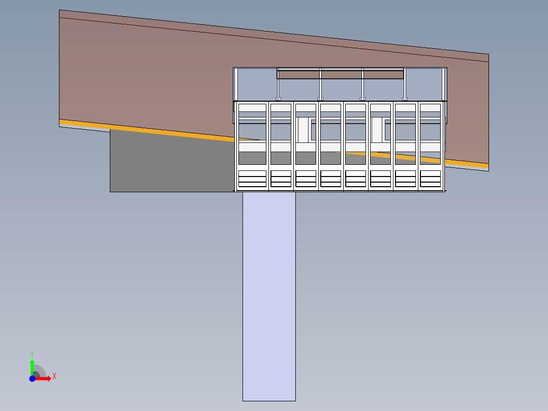 温室花园前视图
