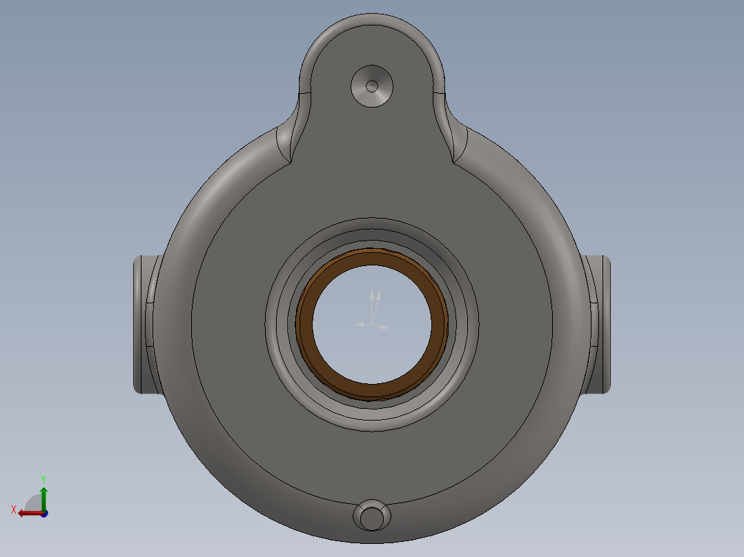 斜盘柱塞泵后视图