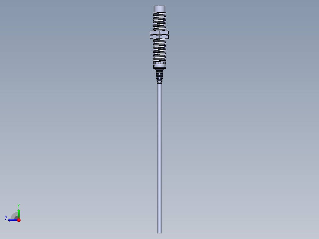 接近开关F3C-12KN04-N 电感式非屏蔽，检测距离4mm右视图