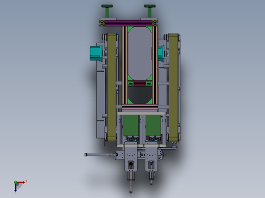 锂电KF机 锂电卧式扣盖整机俯视缩略图
