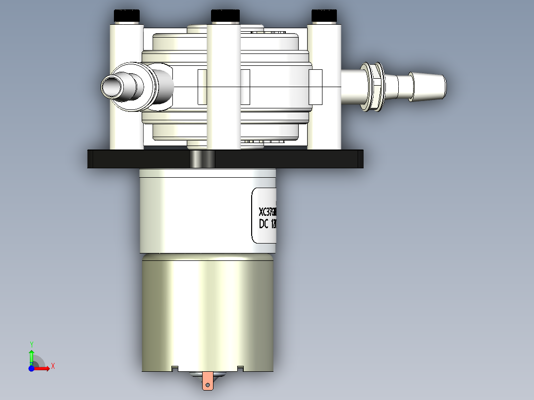 蠕动泵 DC 12V前视图