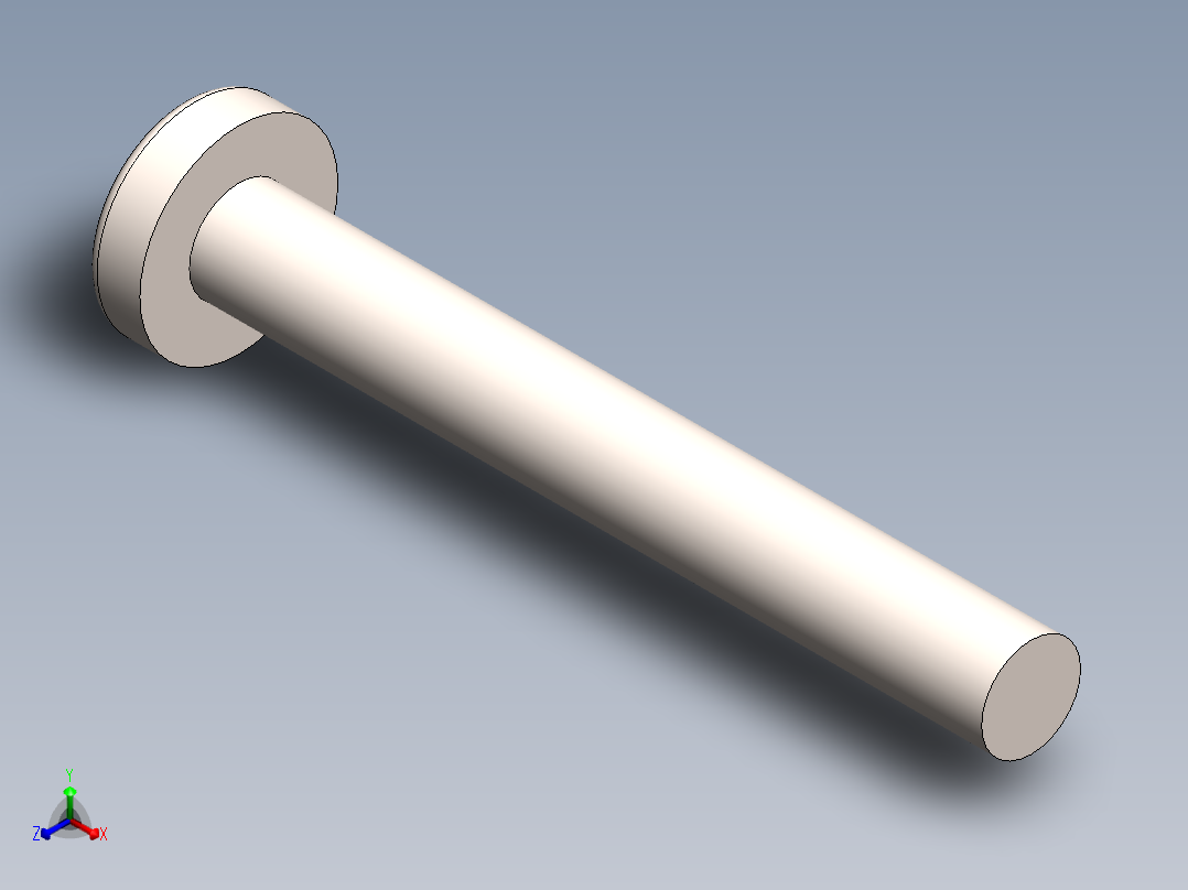 螺丝 M2.5 十字盘头-M2.5 x 20 Screw head.SLDPRT正等轴测图